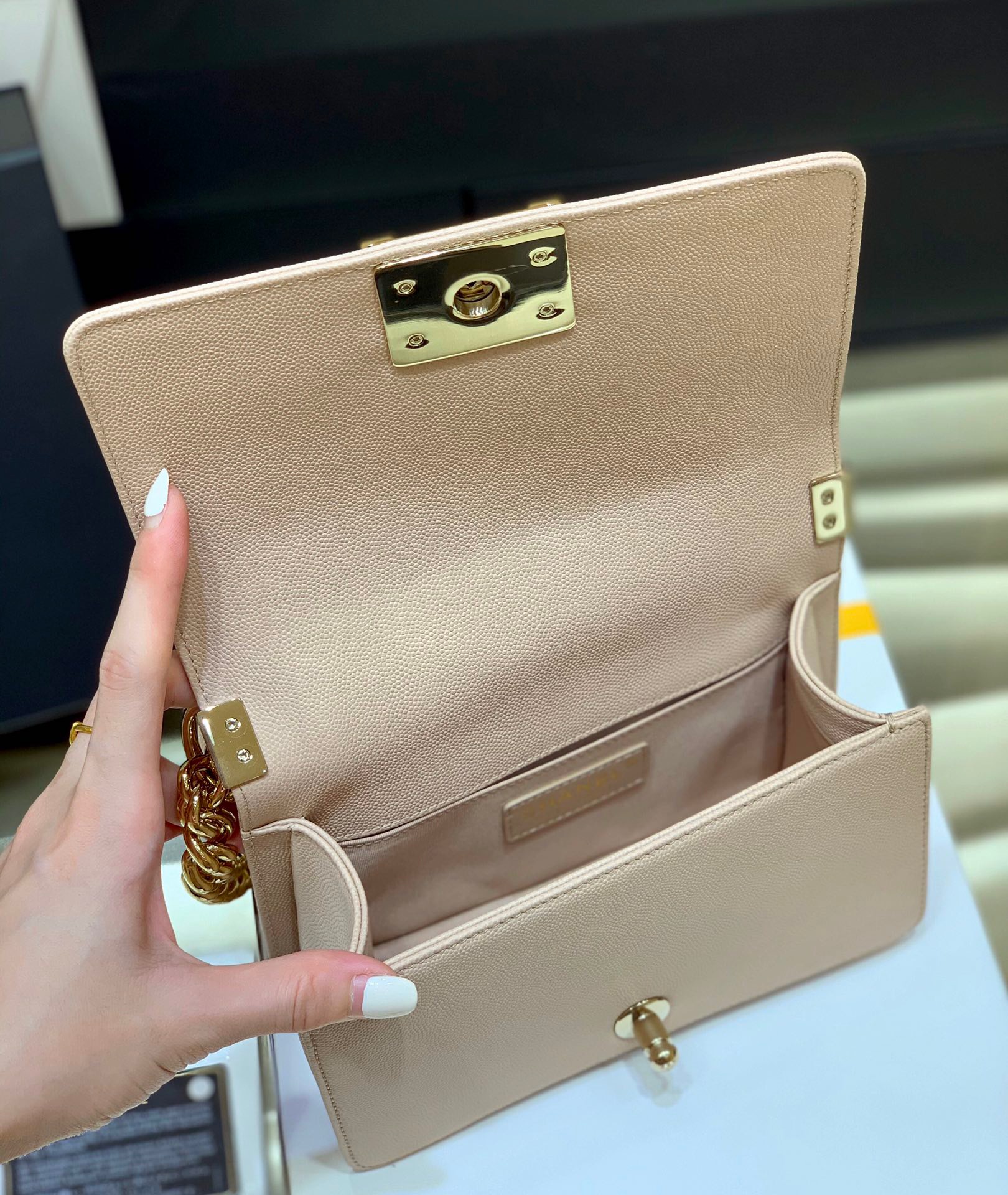 Chanel BOY Handbag A67086