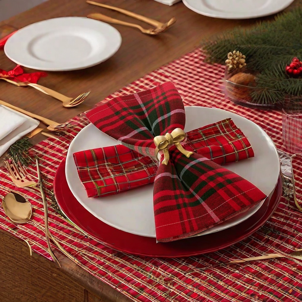 On Sale🔥Set of 6 pcs Aluminum Bow Napkin Ring