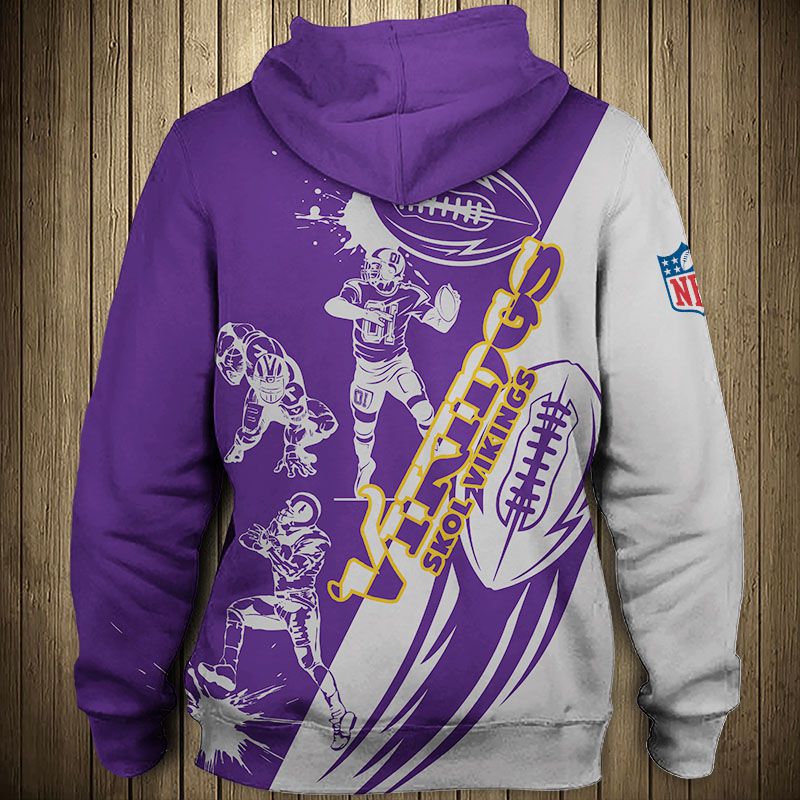 MINNESOTA VIKINGS 3D HOODIE MMVV005