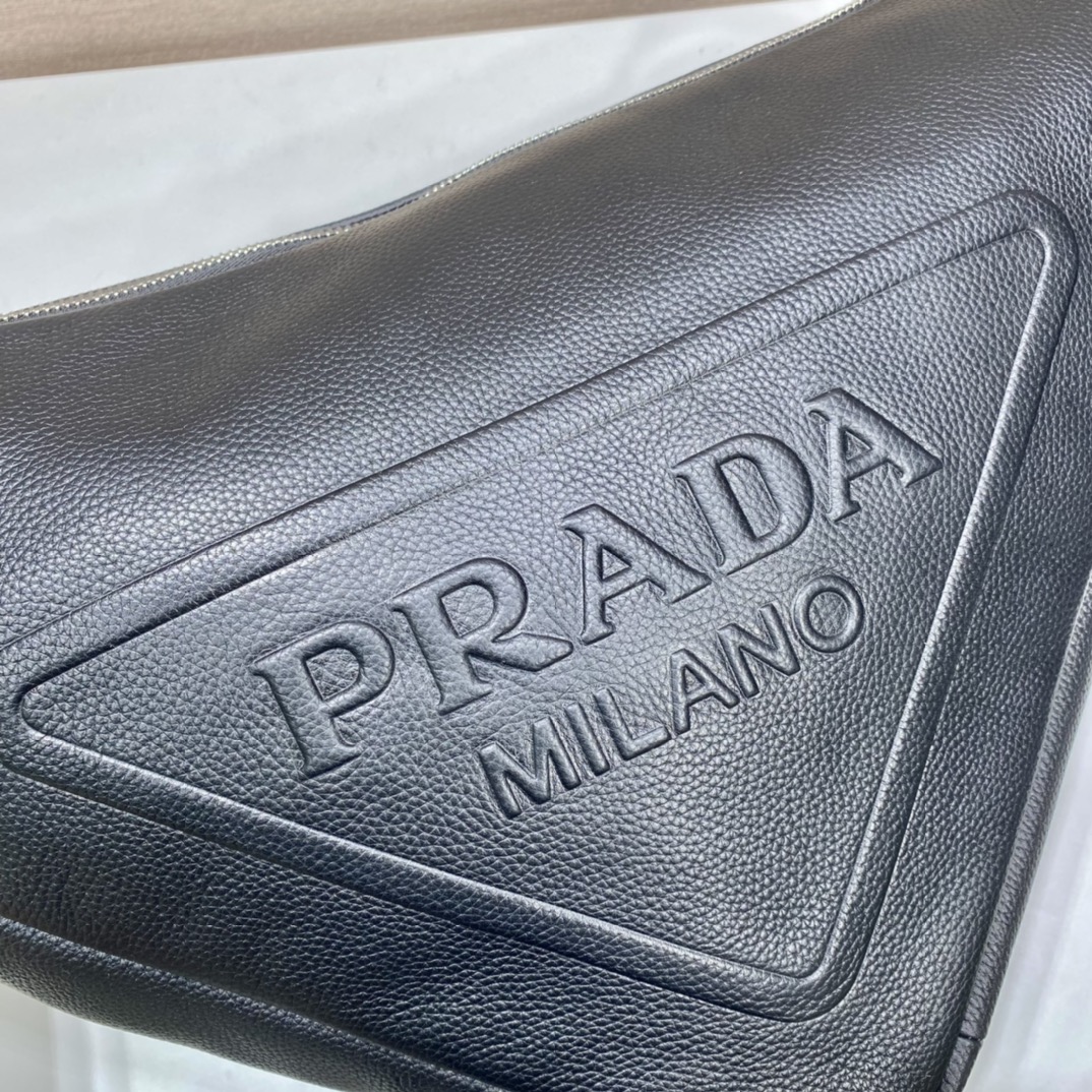 Prada Triangle Leather Crossbody Bag 2VY007