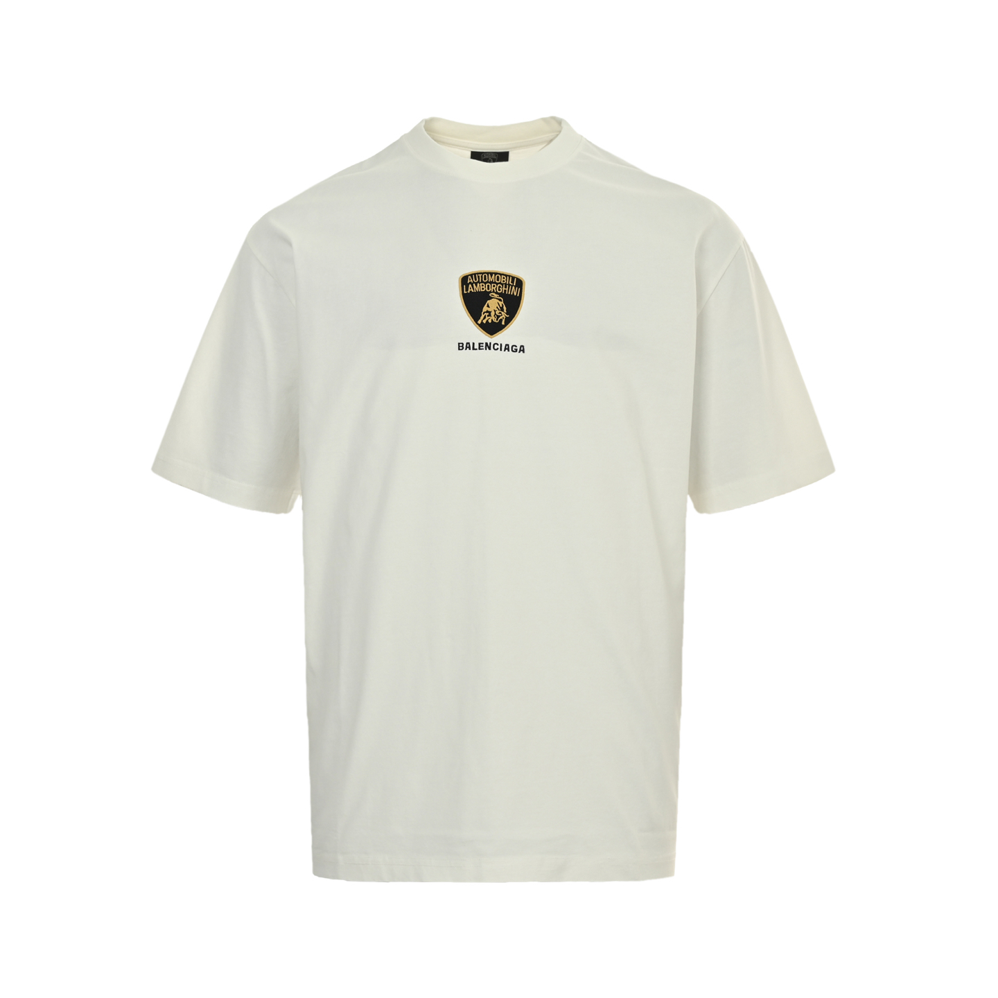 Balenciaga 25ss Lamborghini co-branded embroidered short sleeve