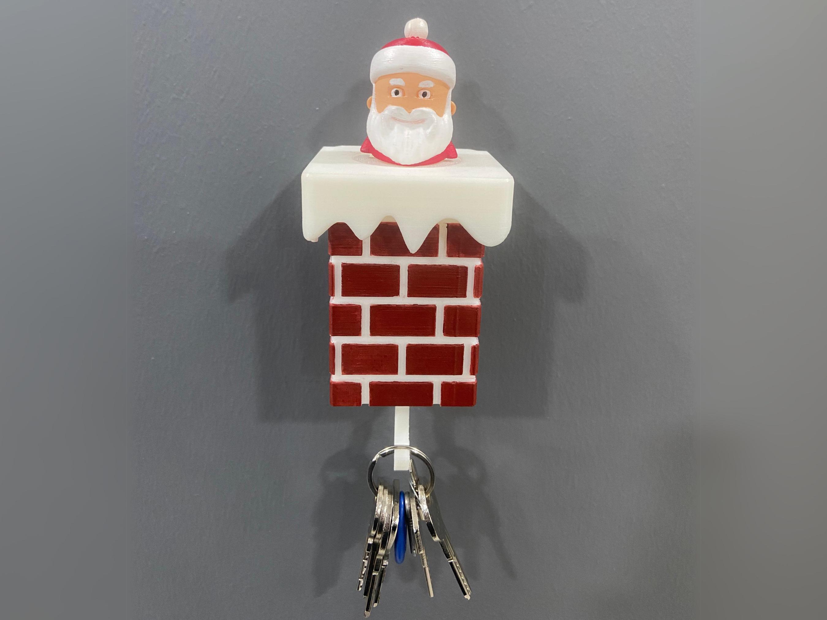 🎄Early Christmas Sale 49% OFF🎄🎅Santa’s Magical Chimney Key Holder & Hook
