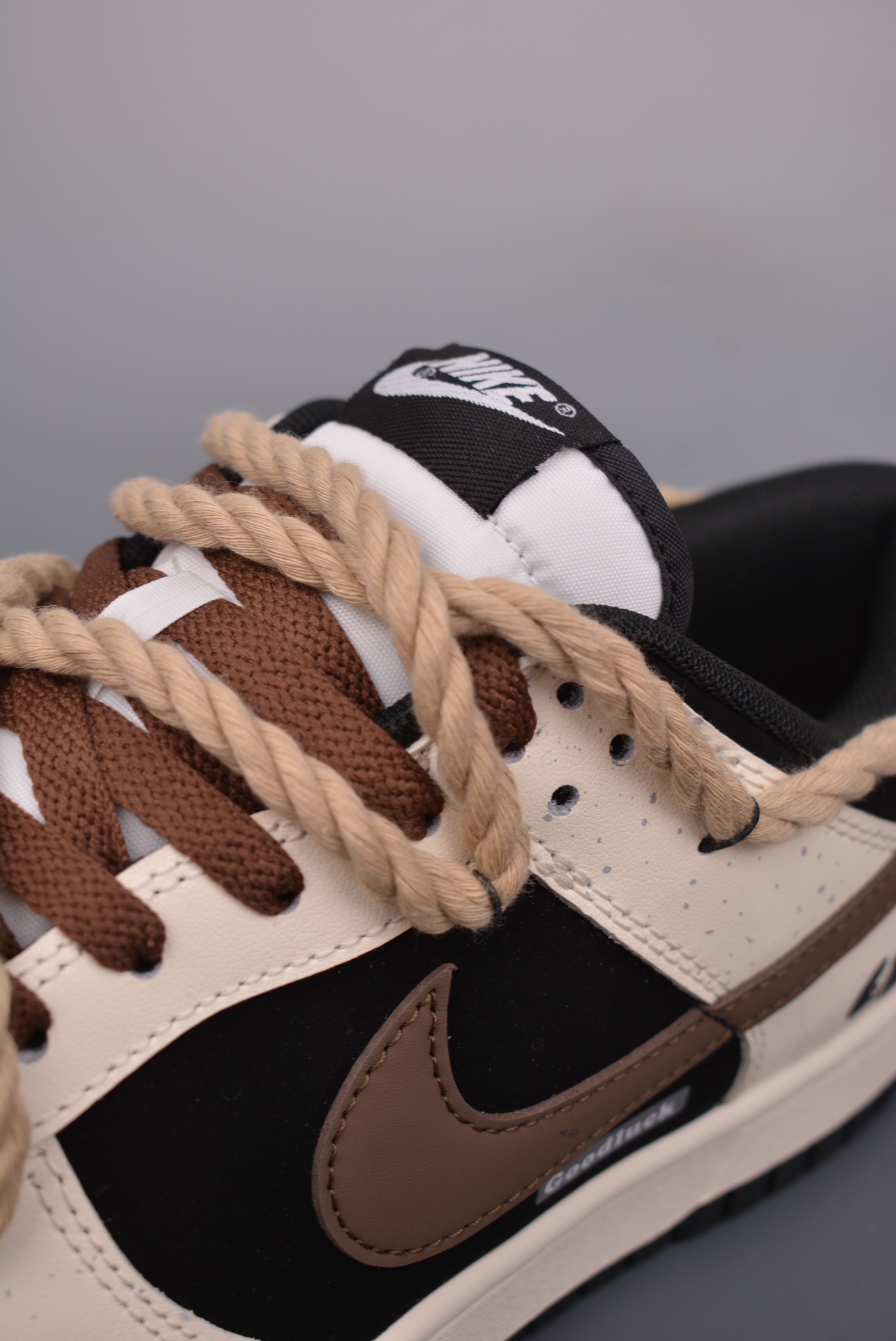 Nike SB Dunk Low Lot Panda White, Black and Brown Panda Graffiti DD1391-100