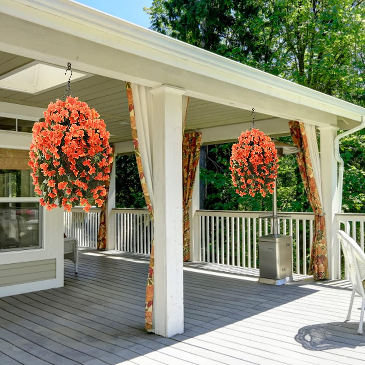Artificial Hanging Flowers Basket