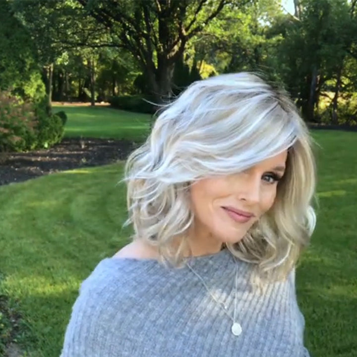 100% handmade lace wig|New Ash Blonde & 2024 NEW STYLE