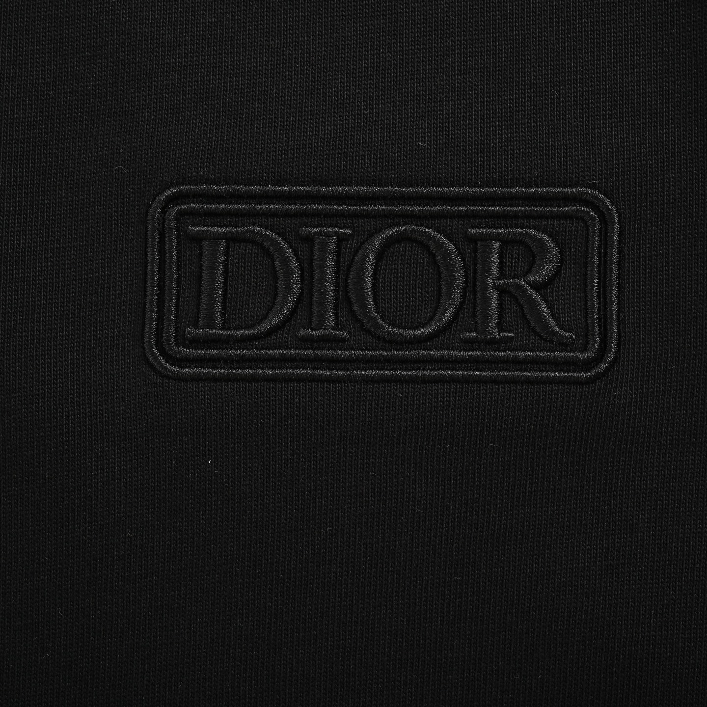 Dior 25ss chest embroidered letter short sleeve