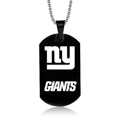 NEW YORK GIANTS TITANIUM STEEL DOG TAG