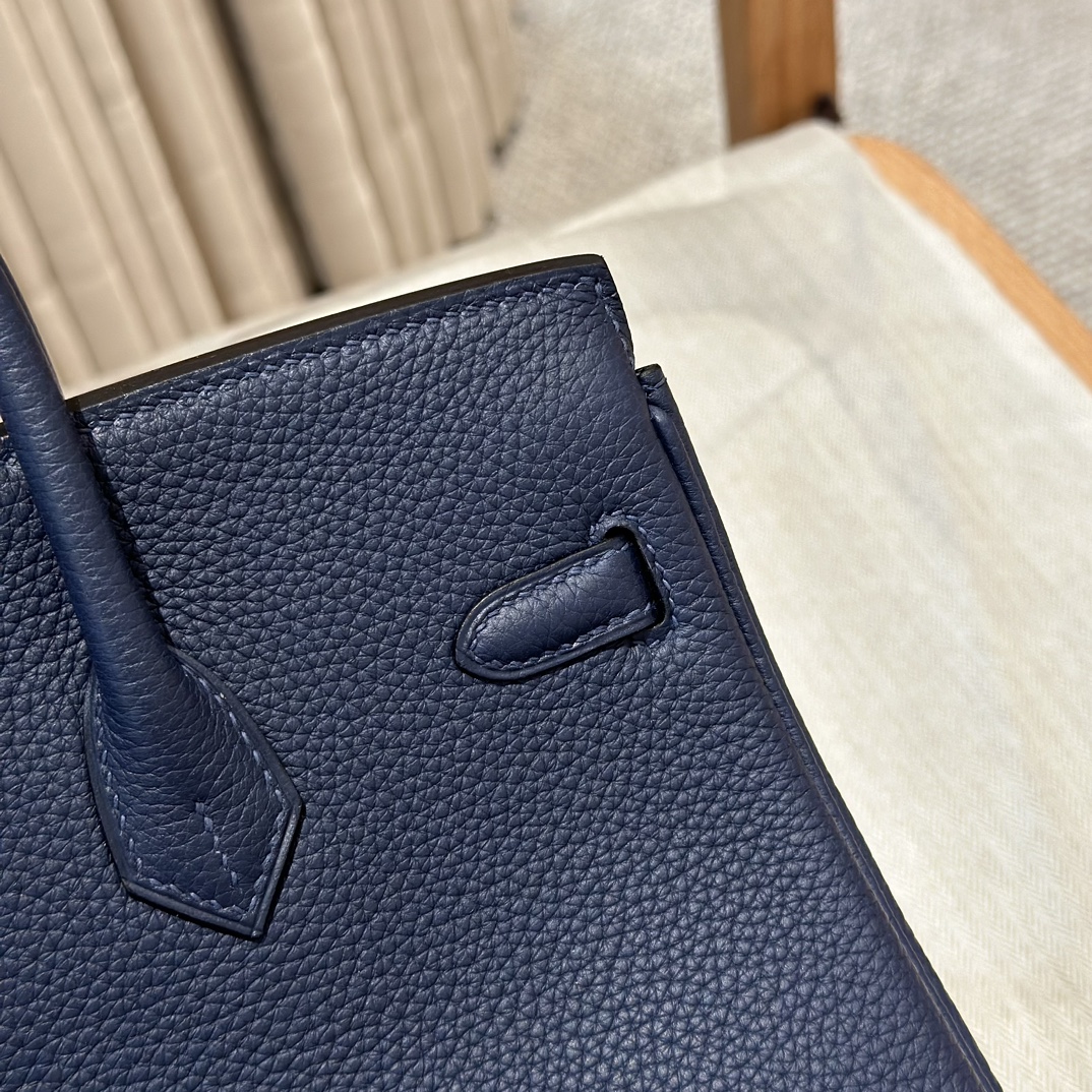 Hermes Birkin 73blue saphir handbag (handmade to order)