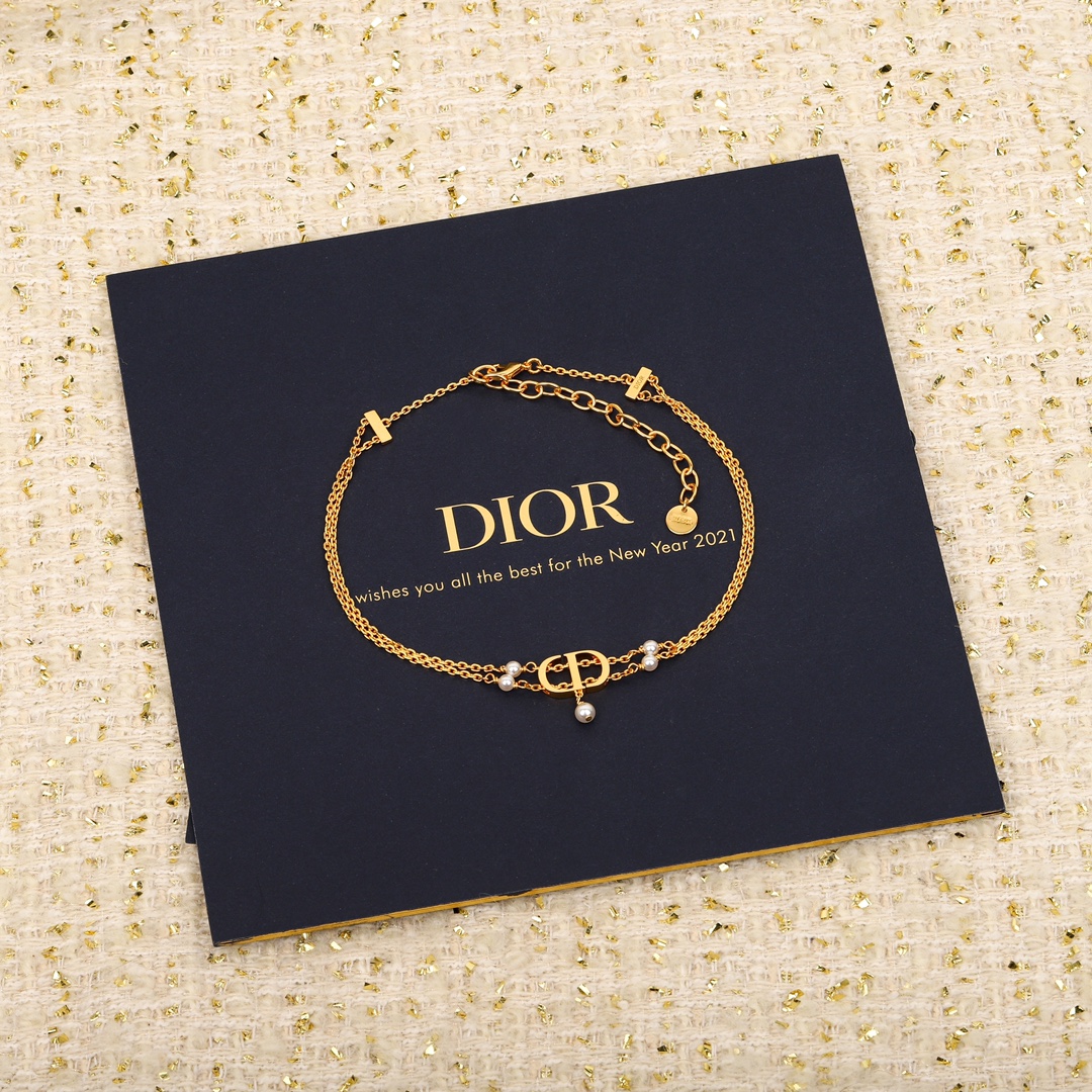 Dior Double Pearl Necklace
