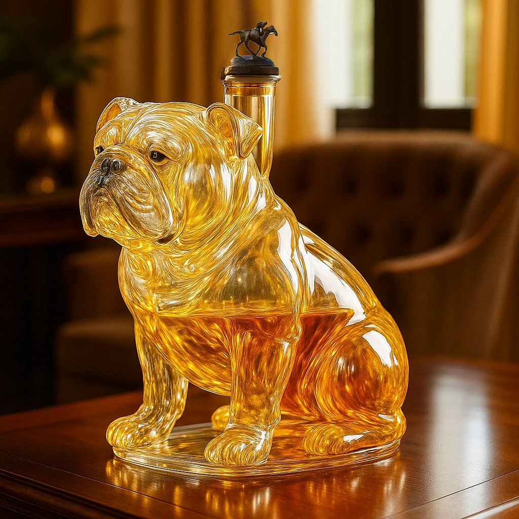 Bulldog Whiskey Decanter — A Tribute to Loyalty, Strength, and Timeless Companionship