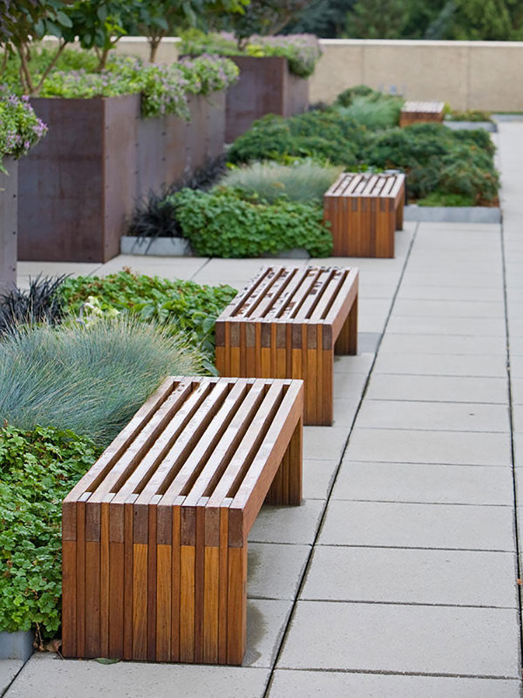 JAMESON Park Chair Outdoor Bench Garden Leisure Seating