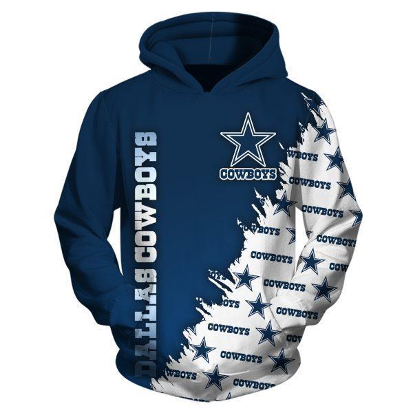 DALLAS COWBOYS HOODIE PRINTED VIP 3D 31