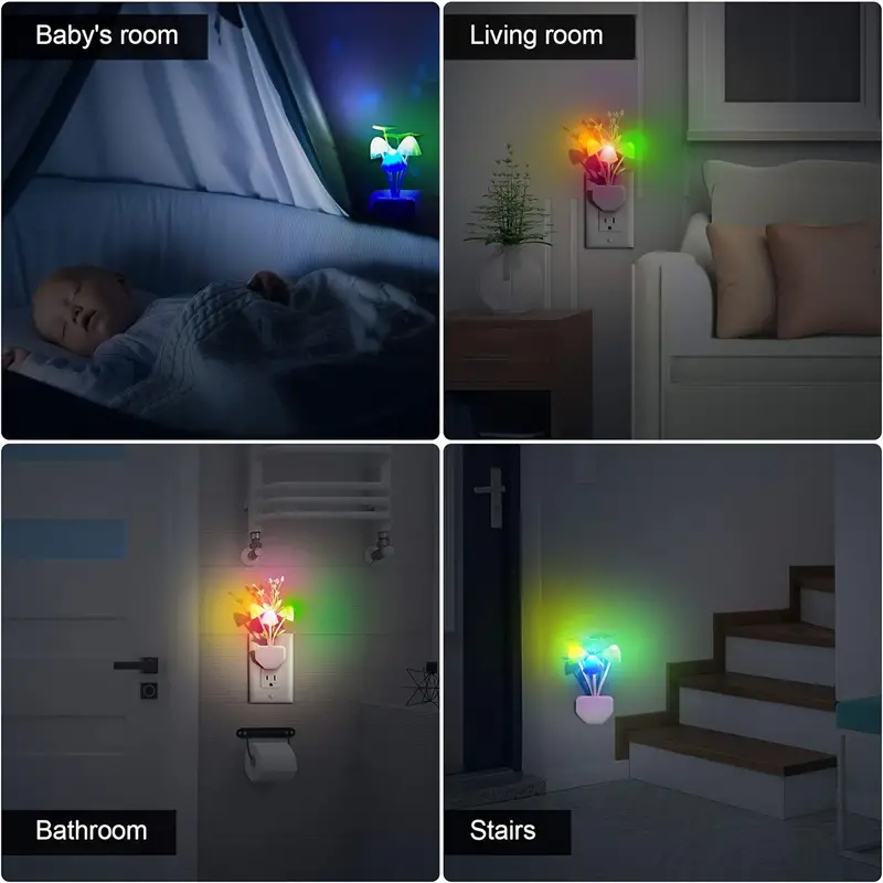💡🍄Mushroom Color Night Light