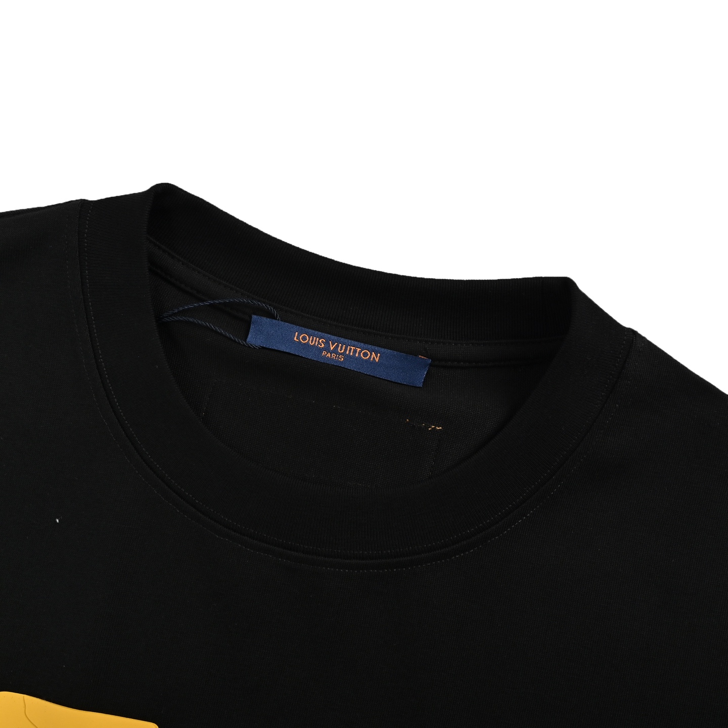 Louis Vuitton Thick Rubber Lettering Printed Short Sleeves