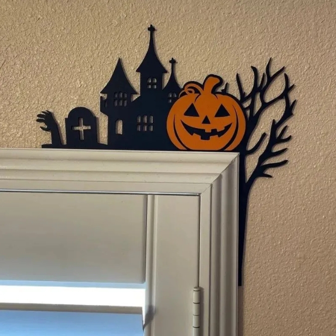 🌲🌲Halloween, Christmas Door Frame Decorating Ornaments