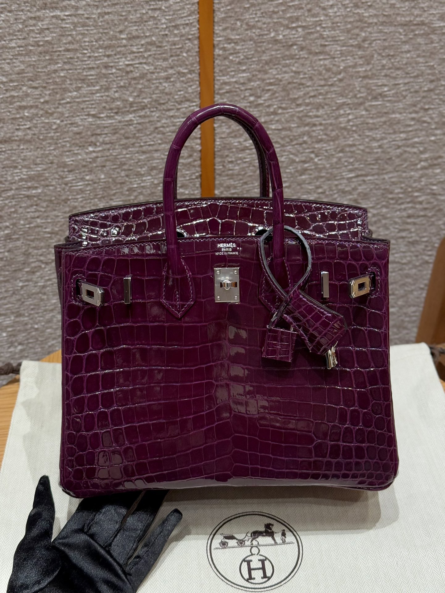 Hermes Birkin N5Cassis (Handmade to order)