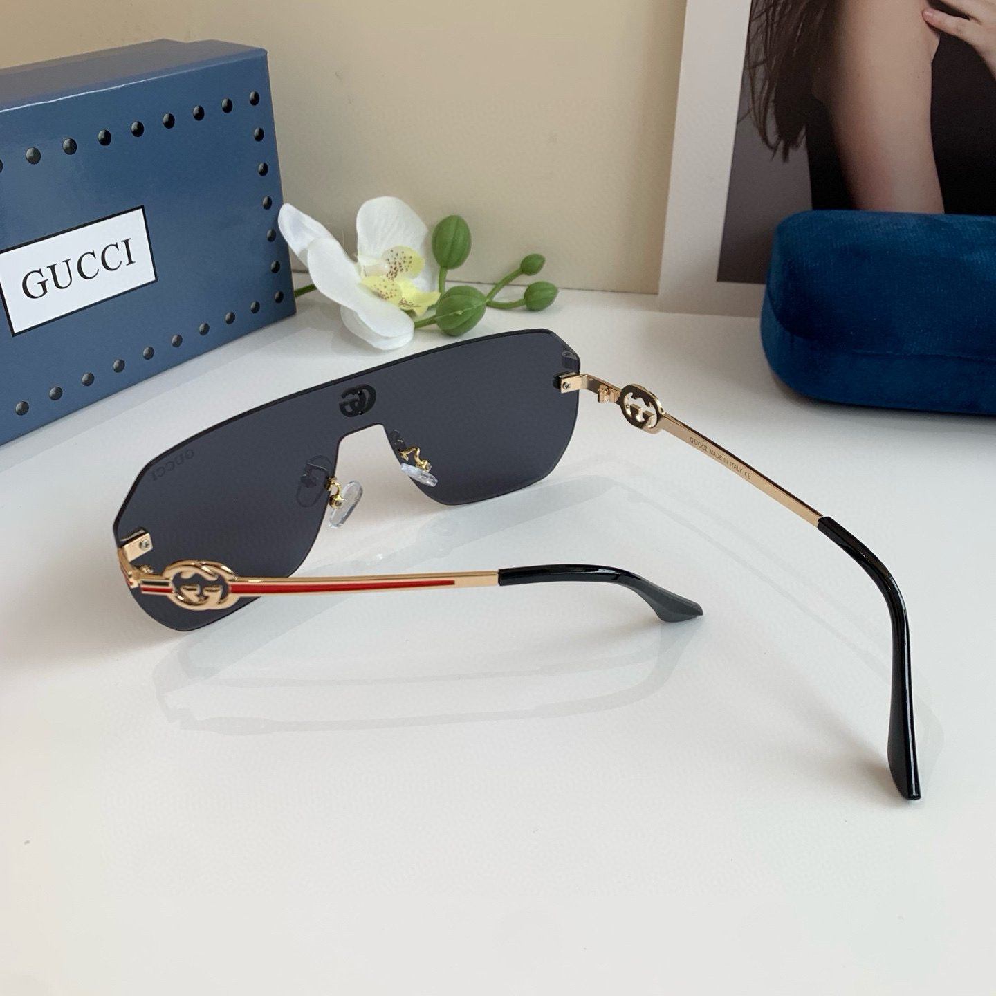 Gucci rimless sunglasses