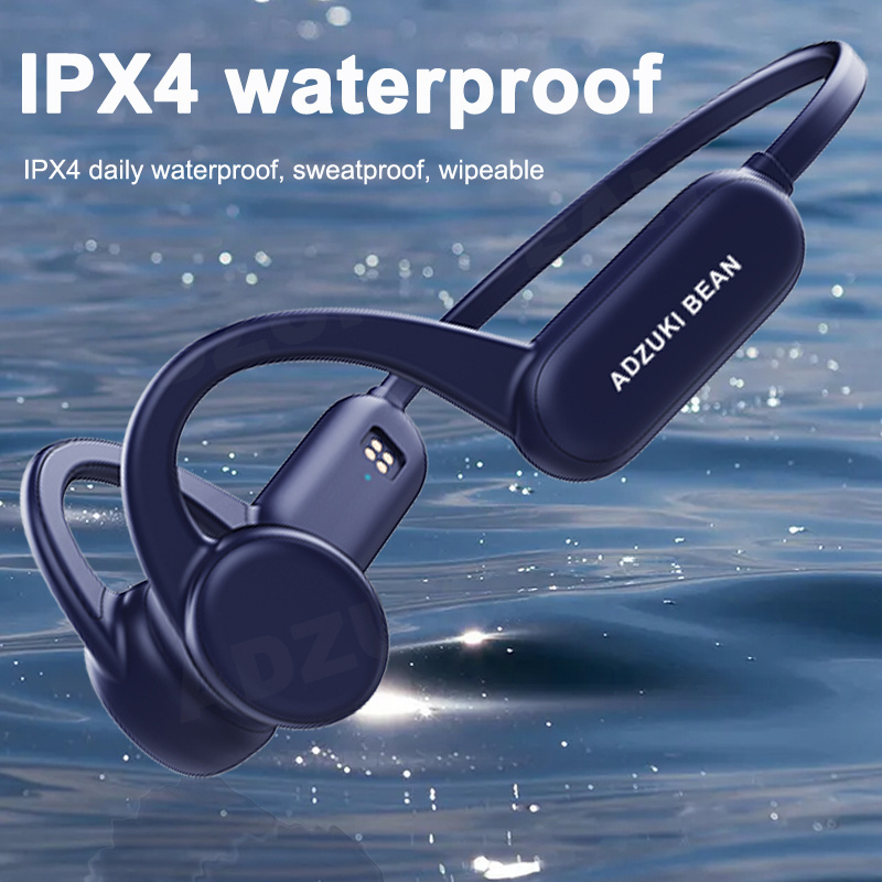 New Bone Conduction Swimming Headset Bluetooth IPX8/IPX4 Waterproof Earphone Wireless Sports Headphones With Mic Stereo Earbuds