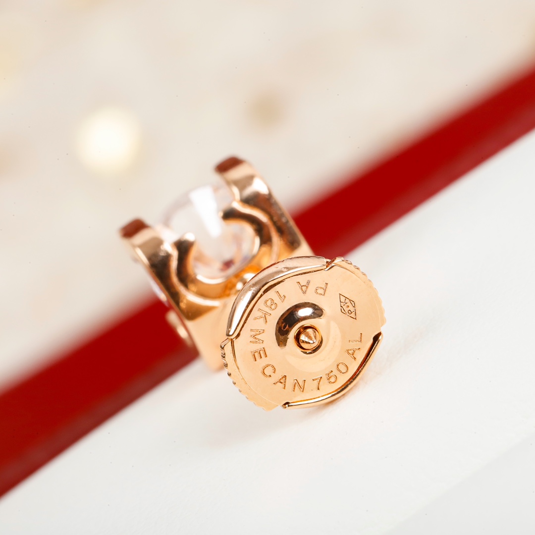 Cartier Horn Diamond Earrings