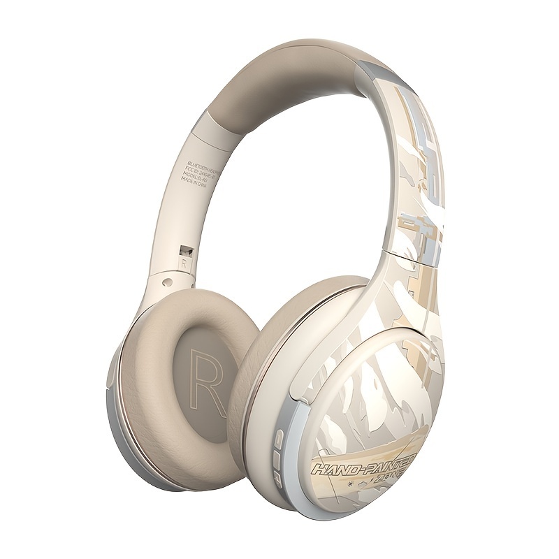 Headset Head-mounted Wireless ANC Active Noise Cancellation Compatible With Gaming,mobile Phone
