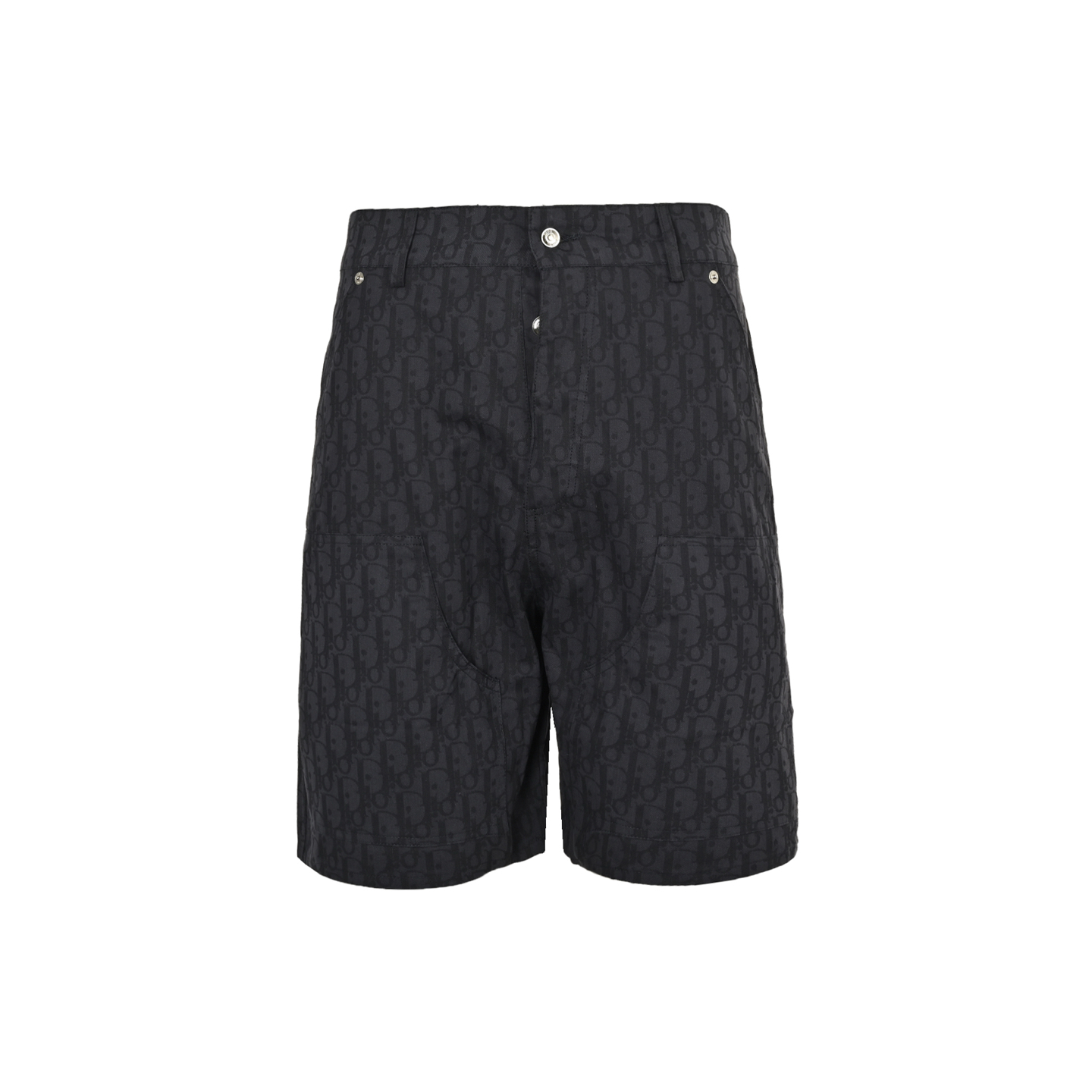 Dior 25ss floral print denim shorts
