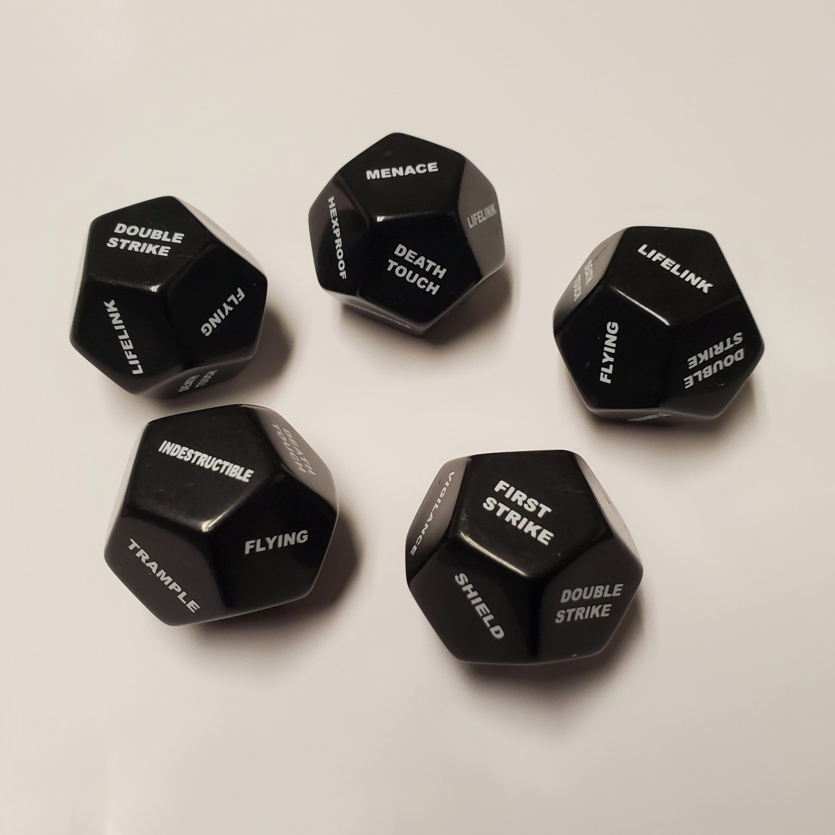 12 Sided Keyword Dice Counters for MTG