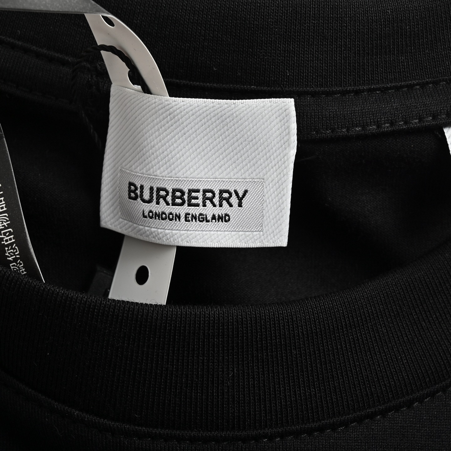 Burberry thick rubber letter logo print short sleeves