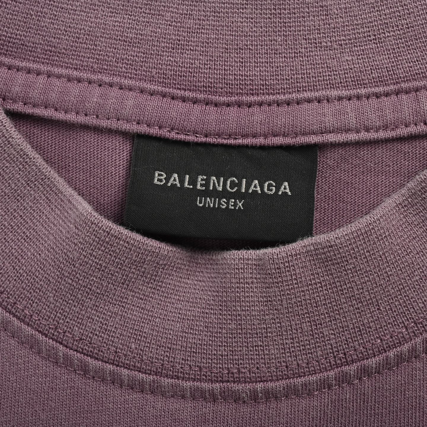 Balenciaga Coke Wave Print Short Sleeve