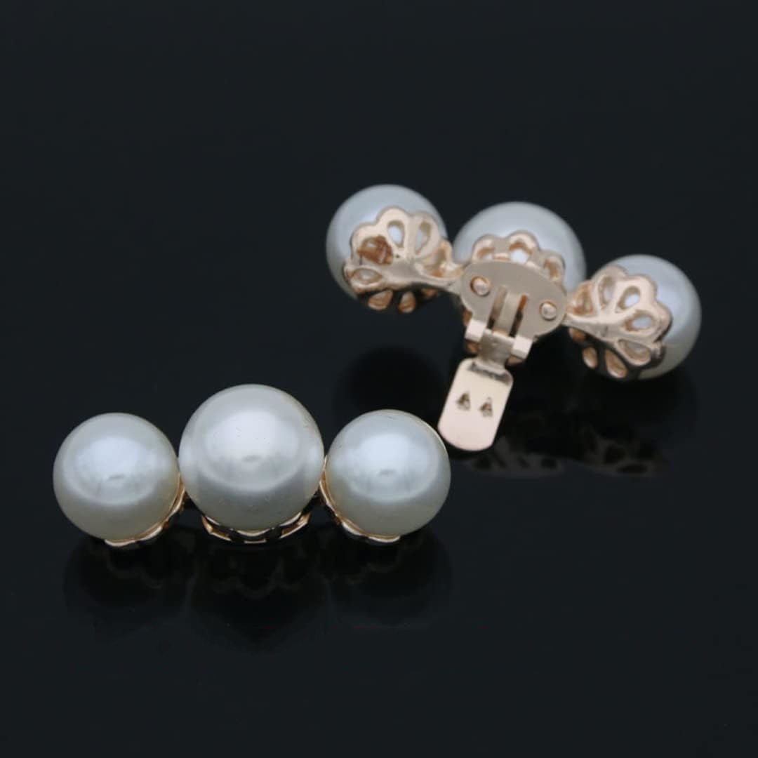 🎄CHRISTMAS ON SALE🔥1 Pair Elegant Sparkling Crystal Shoe Charms Decoration Accessories Detachable Shoe Buckles