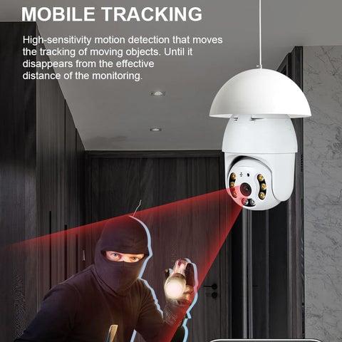 Wireless Wifi Light Bulb Camera Security Camera