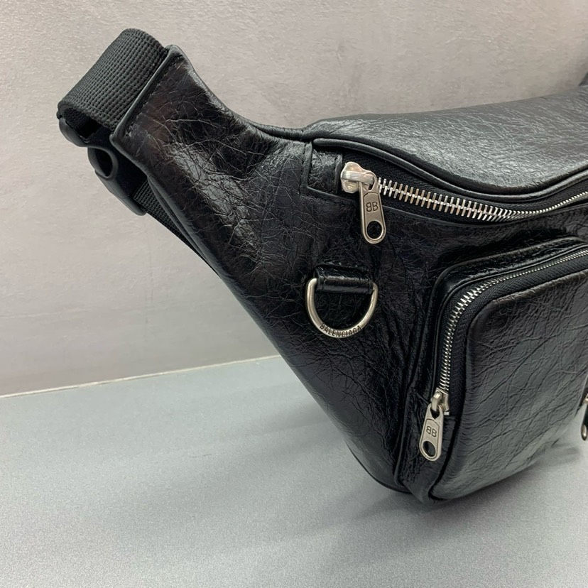 Balenciaga Motorcycle Series Multi-Pocket Waist Bag 70314 3950