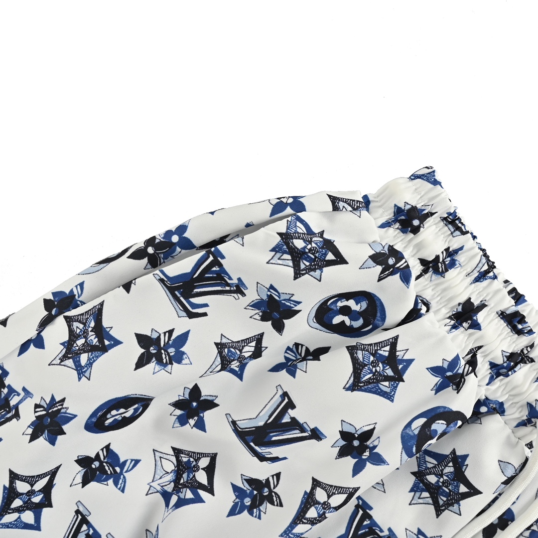 Louis Vuitton 24ss Overlapping Monochrome Beach Shorts