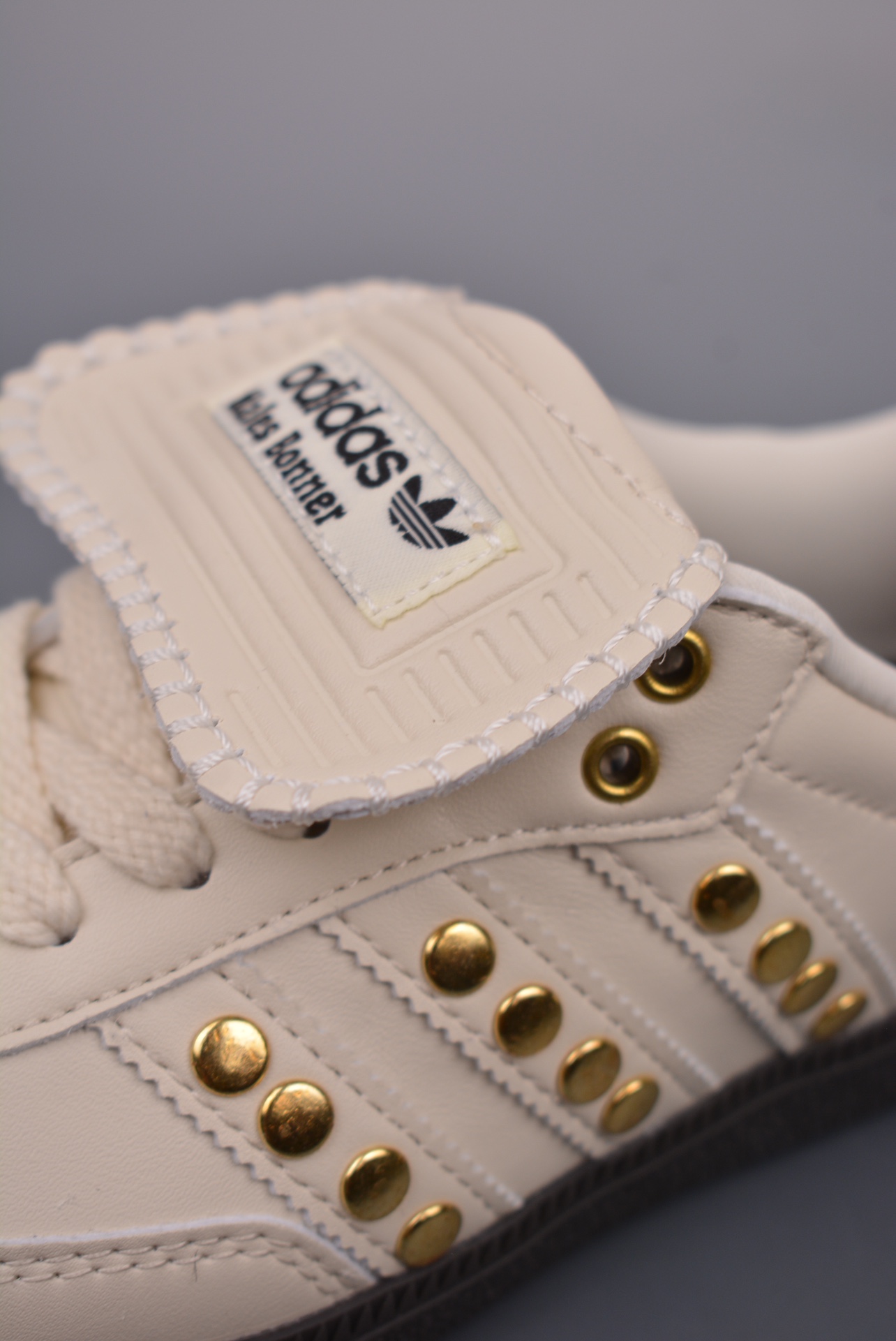 Wales Bonner x adidas Samba 2024 White and Black Rivets IG4304