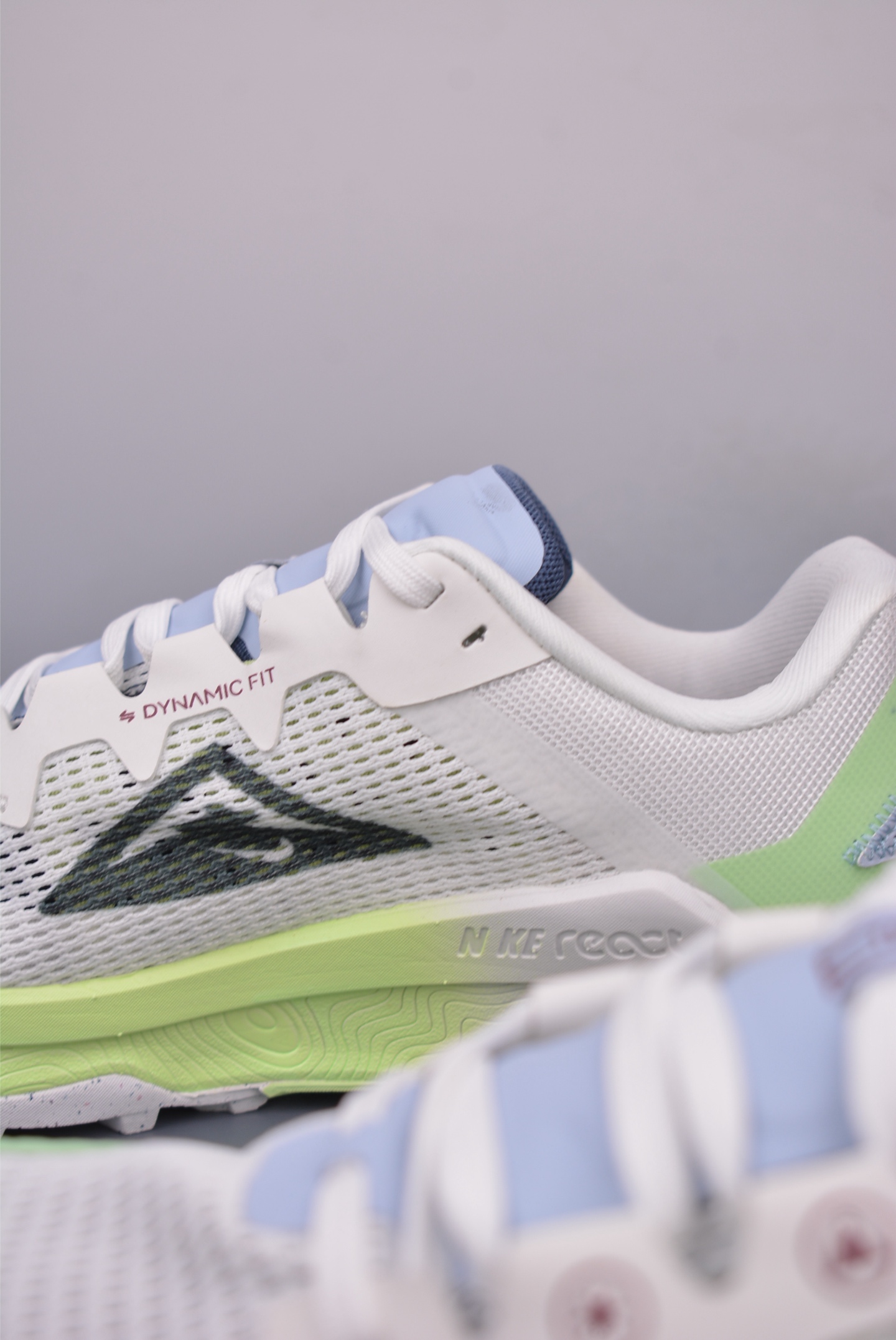 Nike Air React Terra Kiger 9 Running Shoes Gray Green DR2686-103