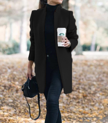 Long Wool Coat for Women, Plus Size, Winter Warm