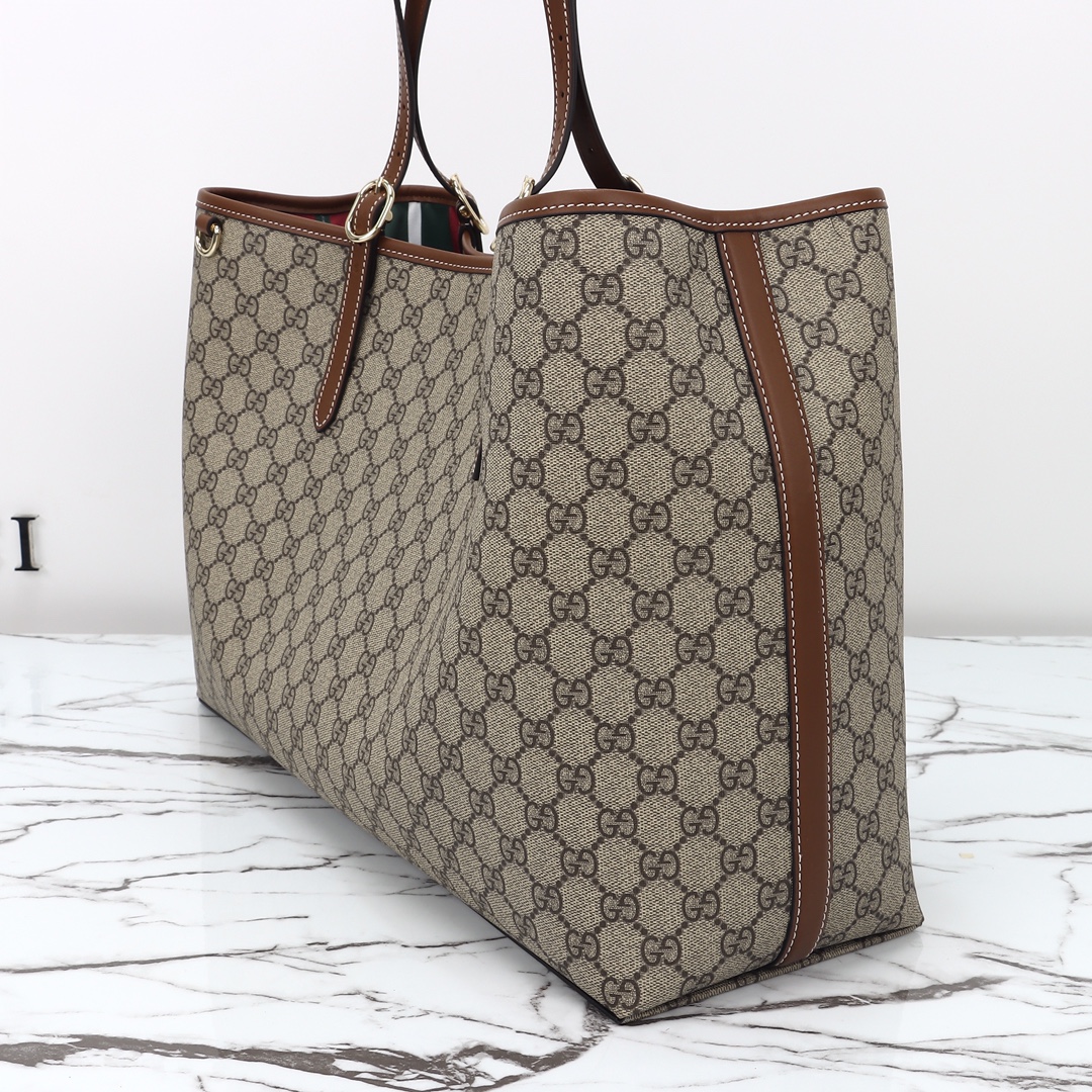 Gucci GG Emblem maxi tote bag ‎815212 FAD6L 9758