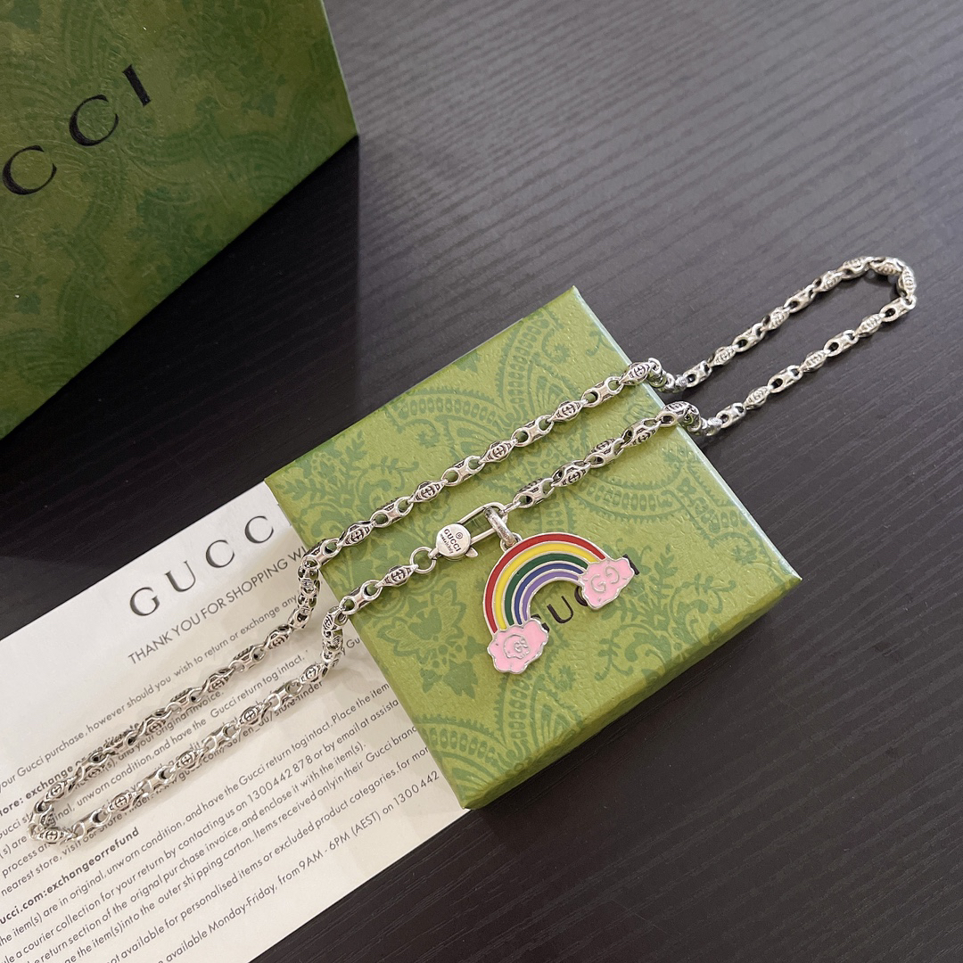 Gucci rainbow necklace