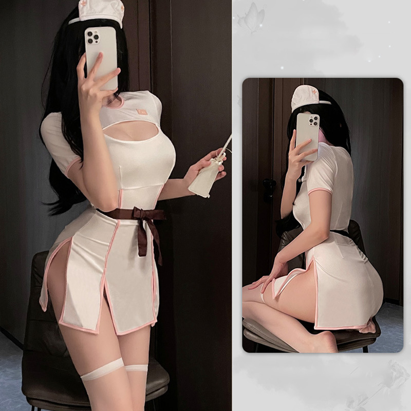Cosplay Nurse Uniform Sexy Lingerie Dress