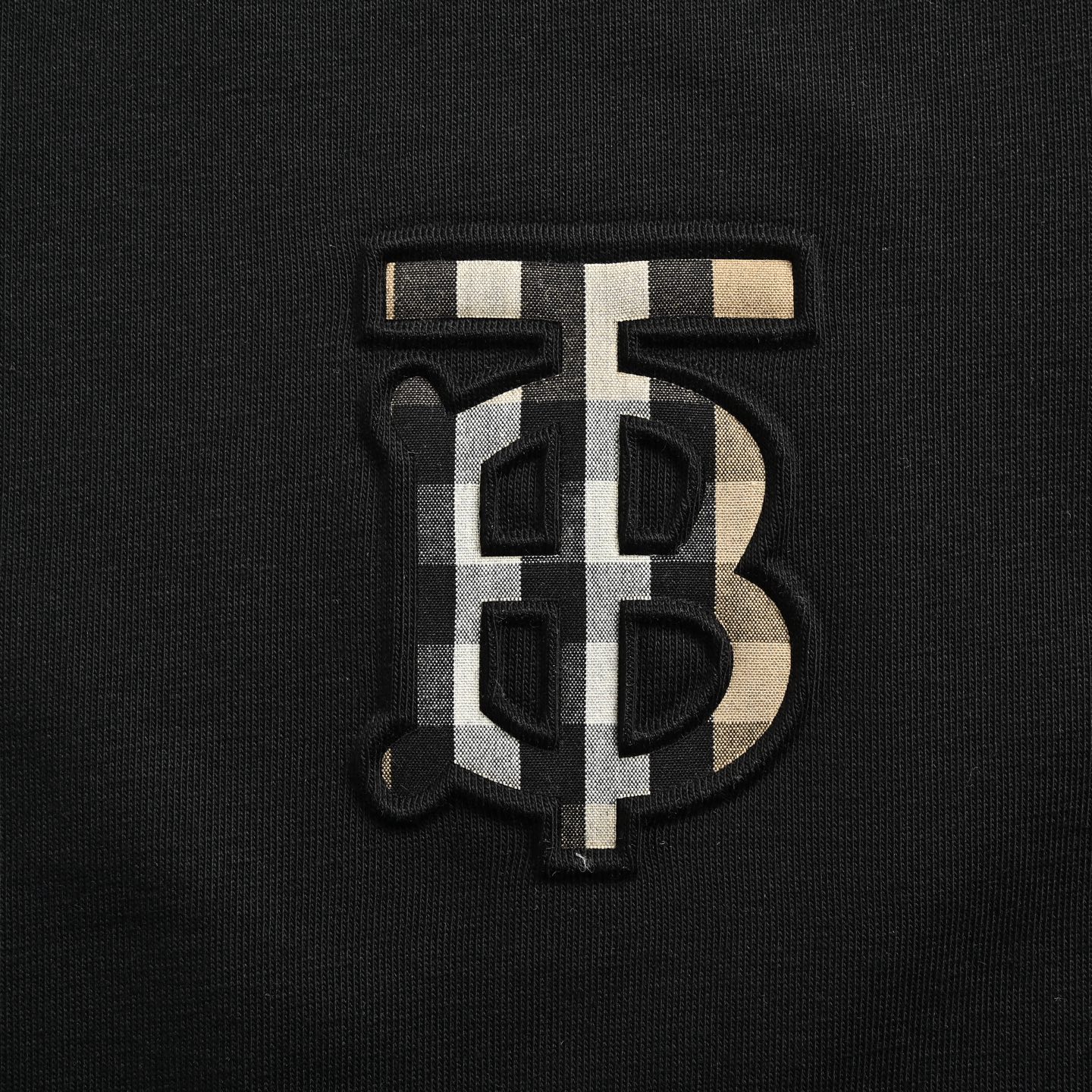 Burberry Checked B letter short sleeves