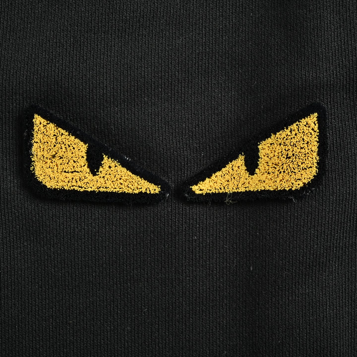 Fendi 25ss flocked embroidered monster eyes shorts