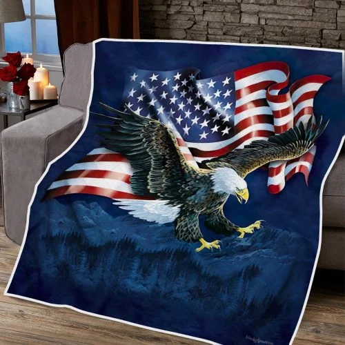 American Eagle Quilt Blanket