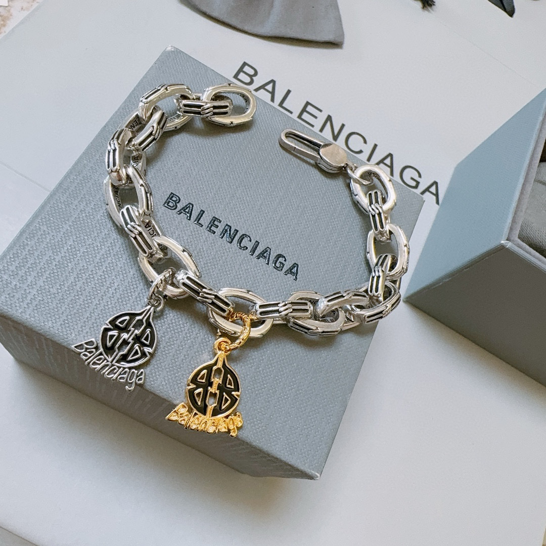 Balenciaga BB chain bracelet