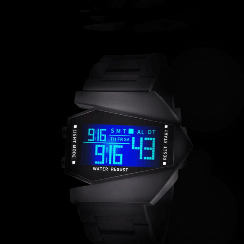 Creative Luminous Airplane Shape LED Watch