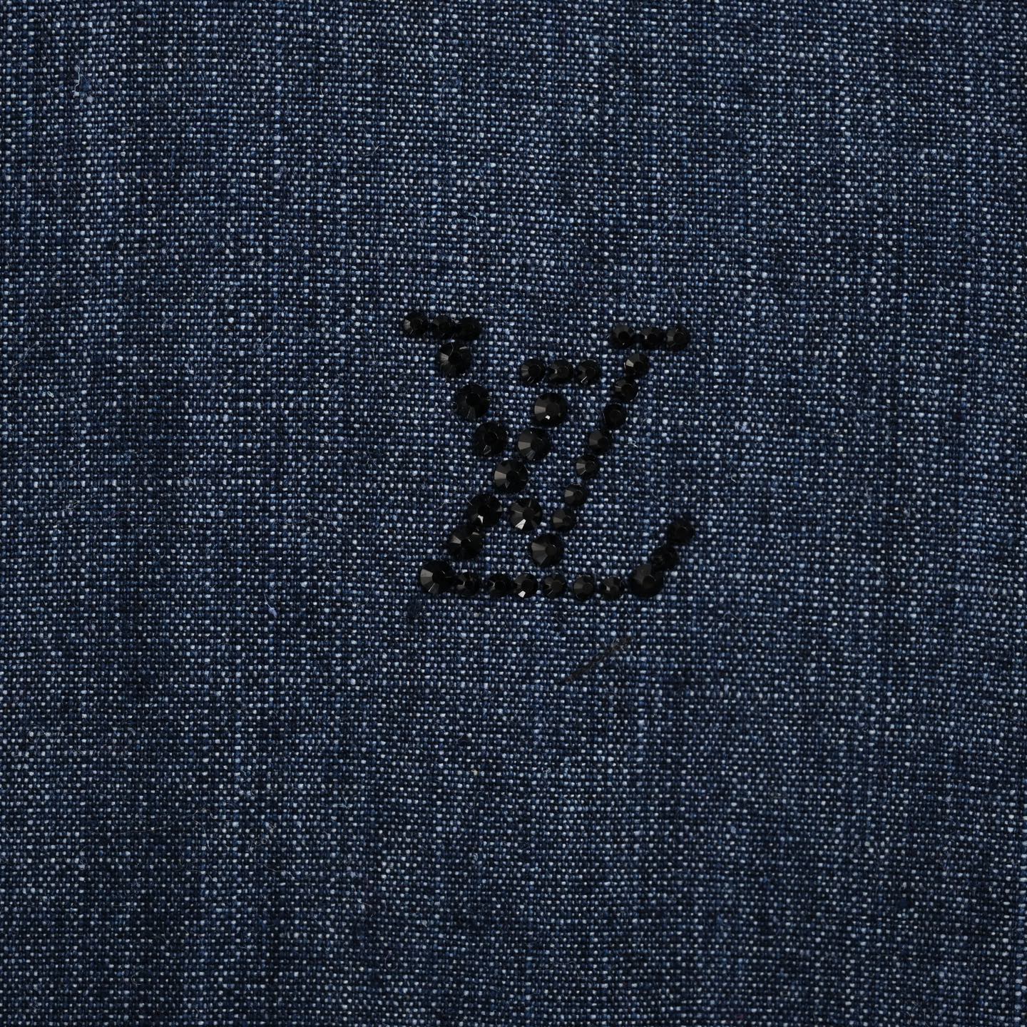 Louis Vuitton 24Fw Rhinestone Jeans