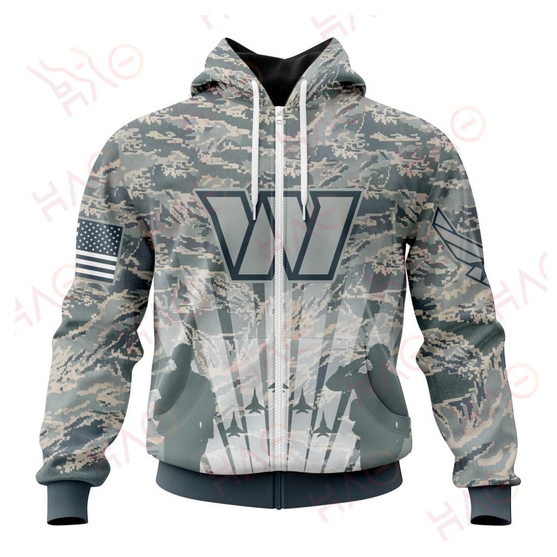 WASHINGTON 3D HOODIE US AIR FORCE