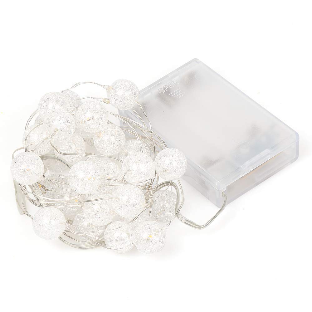 🔥Last Day 50% OFF🔥10Ft Crystal Crackle Ball Fairy Lights