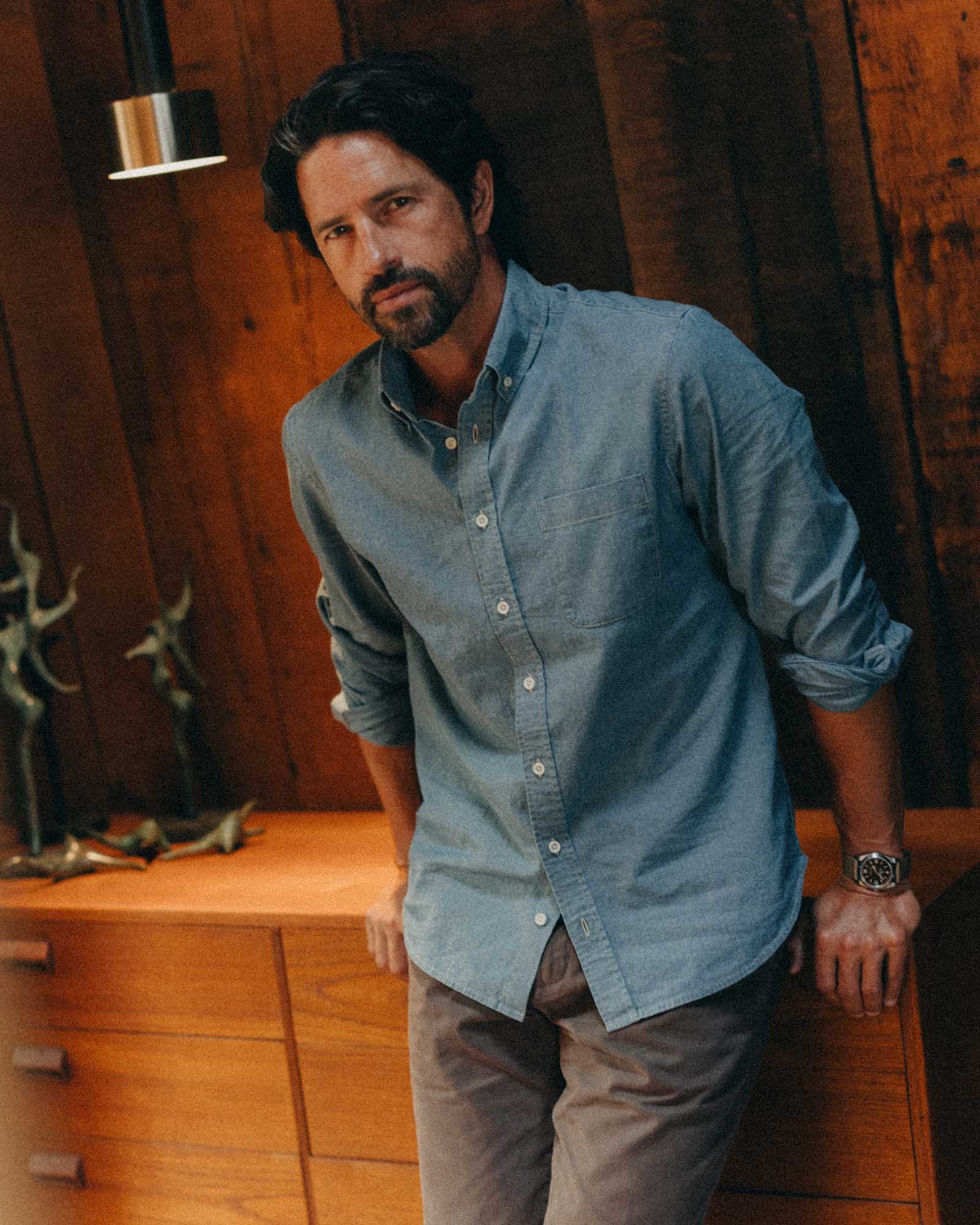 The Jack in Washed Indigo Chambray