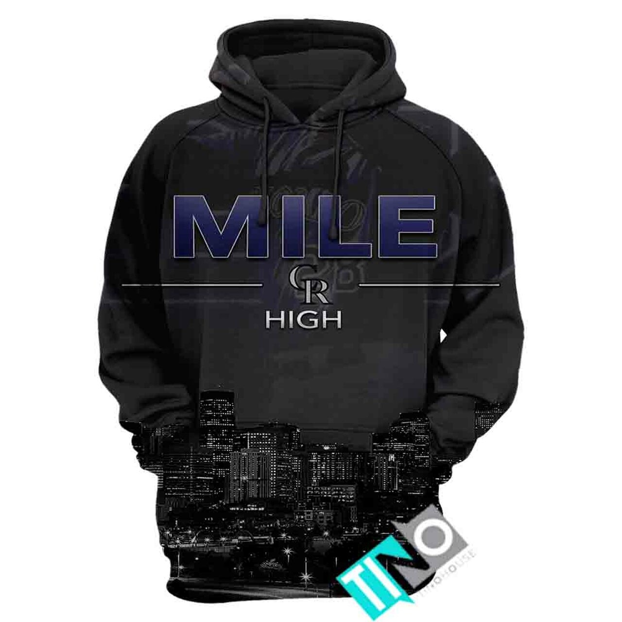 COLORADO ROCKIES 3D CASUAL HOODIE 101
