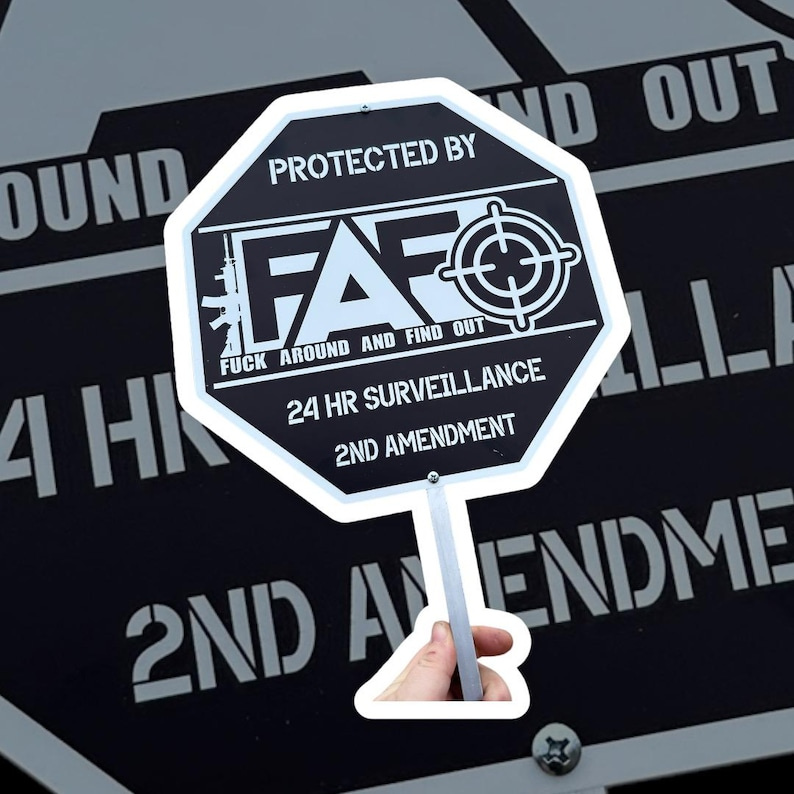 FAFO Security Sign