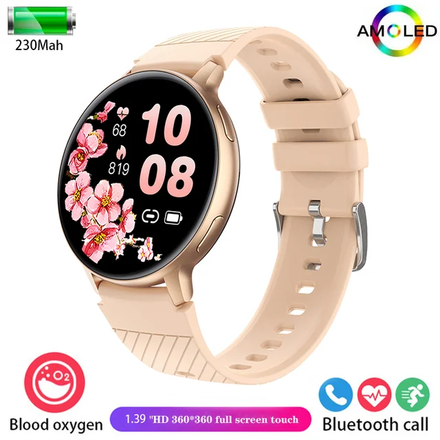 New women's smart watch Bluetooth call blood pressure blood oxygen heart rate monitor menstrual cycle waterproof smart watch